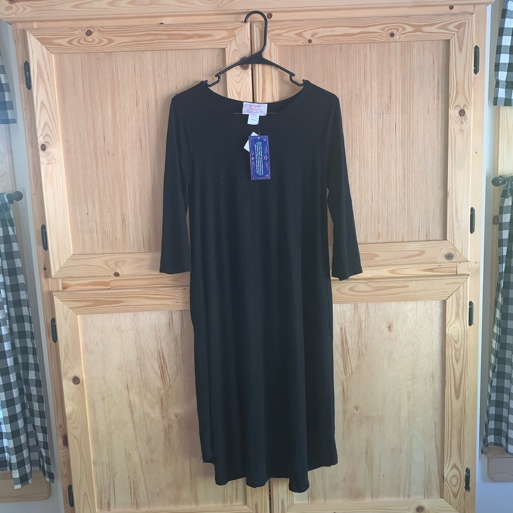 Panhandle NWT black western line dancing minimalist dress size S